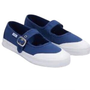 Vans Mary Jane Prep True Navy Mary Jane Sneaker Shoes - NEW!
